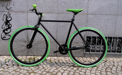 Rower Woo Hoo Bikes - GREEN, Ostre Koło 21,5''