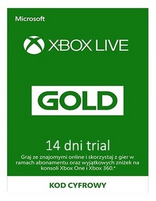 Xbox Live Gold - 14 dni - KOD - KLUCZ - SKAN - PL