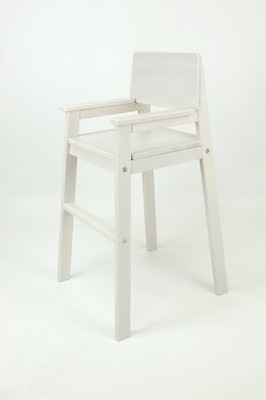 Białe Bielone Wysokie Krzesło Dziecięce Dla Dzieci