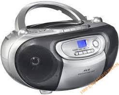 BOOMBOX RADIOODTWARZACZ CD USB KASETA MP3 AKAI 41U