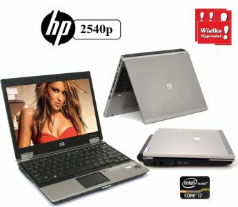 HP Elitebook 2540p i7 2,13GHz 4GB 500GB Win7 FV23%