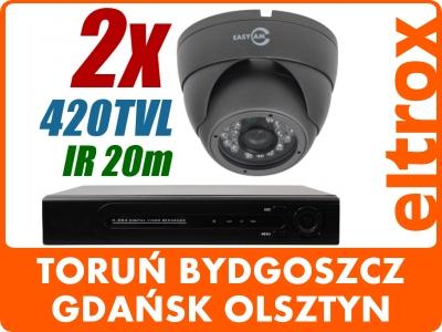 Zestaw monitoring CCTV Rejestrator + 2 Kamery Z765