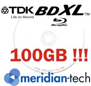 TDK BLU-RAY BD-R XL 2-4x JEWEL CASE 1szt 100GB !!!