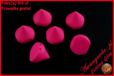 Awangarda ćwieki DIY 10mm neon pink (9 szt.)