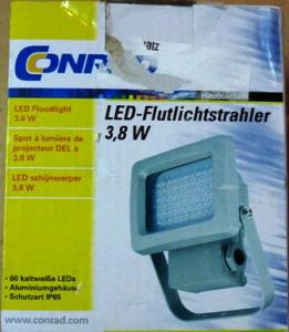 LAMPA LED CONRAD REFLEKTOR max 3,8W - 6069149035 - oficjalne archiwum  Allegro