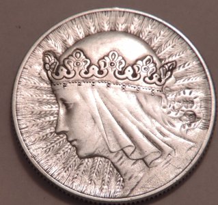 Moneta Jadwiga 5 zł 1933 r .Korona - 6400523480 - oficjalne archiwum Allegro