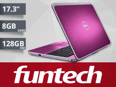 Laptop Dell 17R-5737 i7-4500 8GB 128SSD W8 Różowy