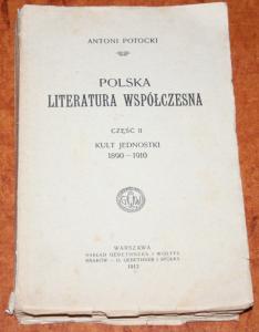 POLSKA LITERATURA WSPÓŁCZESNA cz. II 1912