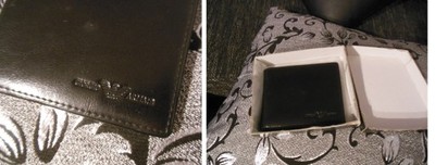 portfel męski Giorgio Armani czarny skora