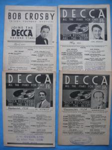 Katalog NOWOŚCI WYDAWNICZE Decca Records 1934