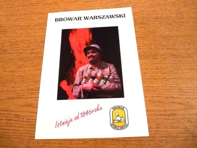Browary Warszawskie folder reklamowy