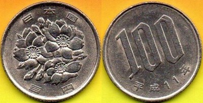 Japonia  100  Yen  1999 r.