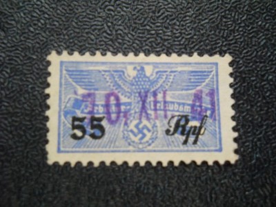 Niemcy - znaczek składki urlopowej pracownika 1941