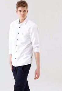 CROPP Elegancka koszula męska biała LATO r XL