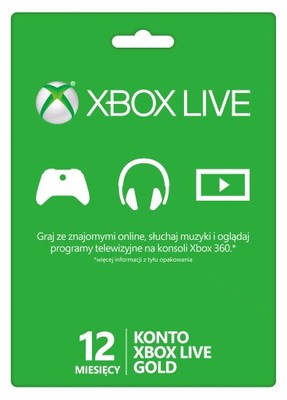 Xbox Live 12 miesięcy - EU