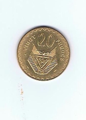 Rwanda 20 francs