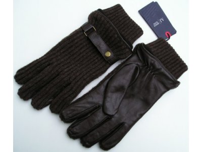 Rękawiczki skórzane ARMANI brązowe XL nowe SKÓRA