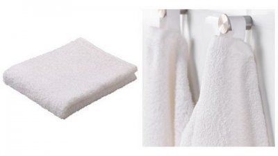 NACKTEN ręcznik do rąk 30x50 FROTTE biały IKEA - 6106516047 - oficjalne  archiwum Allegro