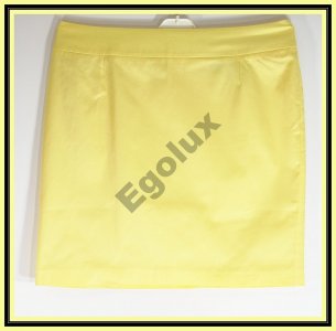 Spódnica stretch krótka Bawełna żółta R 46