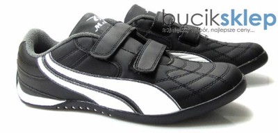 Adidasy Sportowe Męskie Rzepy 15M690 Czarne Białe - 6034313858 - oficjalne  archiwum Allegro