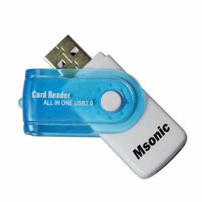 Czytnik USB  kart SDHC Micro SDHC SD/TF/MS/MS/M2