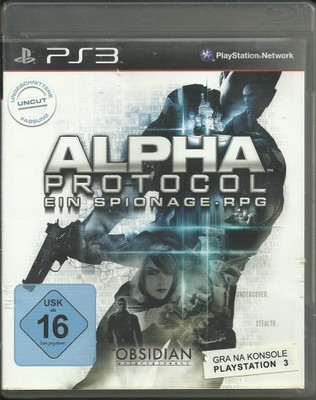 ALPHA PROTOCOLE EIN SPIONAGE RPG - PS3