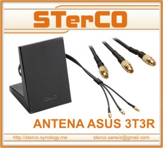 Antena ASUS 3T3R Dual Band Wi-Fi MMCX 2,4GHz 5GHz
