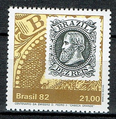 1210 ** czyste Brazylia 1910 znaczek na znaczku