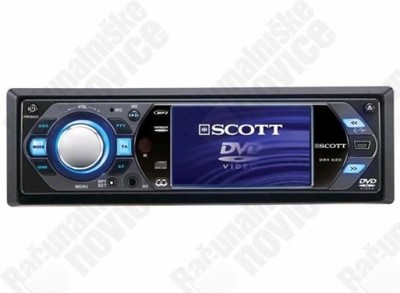 Radio samochodowe Scott DRX-620 z DVD i USB - 6759258974 - oficjalne  archiwum Allegro