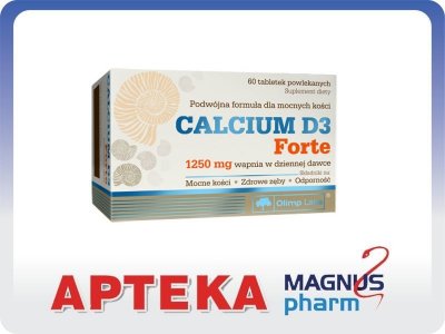 Olimp Calcium D3 Forte 60 tabl - !!!APTEKA!!!