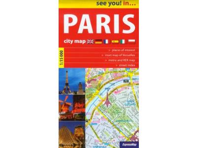 Paris plan miasta 1:15 000  PROMOCJA nowa