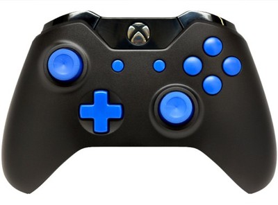 Black/Blue Xbox One Modded Rapid FIre Pad 35 Mod