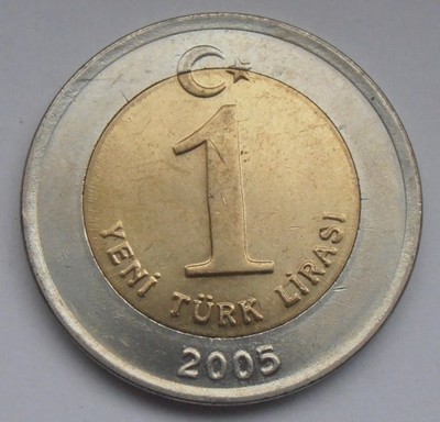 2005r. - Turcja - 1 Lira