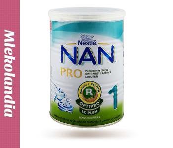 NAN 1 Pro - mleko początkowe bezglutenowe 400g