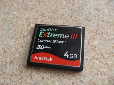 KARTA PAMIĘCI CompactFlash EXTREME III SanDisk