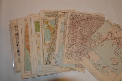 Przedwojenne mapy z atlasów