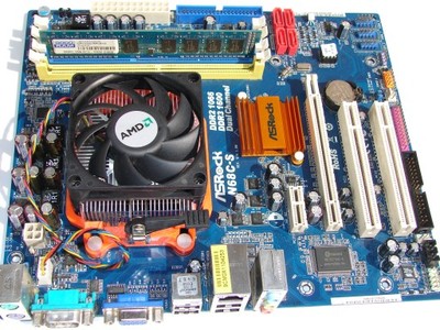 Płyta Asrock N68C-S , Athlon II X2 240 , 1GB DDR3