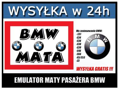 EMULATOR MATY BMW - czujnik zajęcia fotela GRATIS