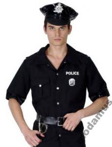 strój czarna KOSZULA POLICJANT policja M L XL