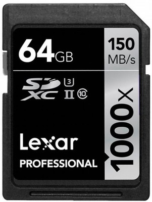 Karta pamięci Lexar SDXC 64GB 1000x 150MB/s UHSI-I
