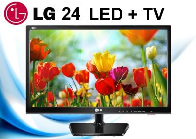 ____ MONITOR LG 24MN33 24' + TV DVB-T | USB | HDMI - 4551625300 - oficjalne  archiwum Allegro