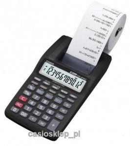 Kalkulator z drukarką Casio HR-8TEC + ZASILACZ
