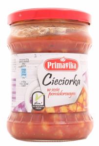 Cieciorka w sosie pomidorowym - Primavika - 440g