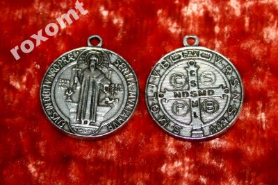 2,4cm Medalik Krzyż św. Benedykta PAX SUPER-JAKOŚĆ