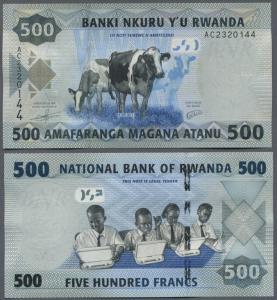 ### RWANDA - Pnew - 2013 - 500 FRANKÓW