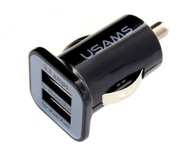 Ładowarka samochodowa 2X USB 3.1A Modecom