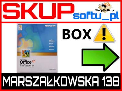 MS Office XP Professional 2002 BOX PL - SKLEP WAWA
