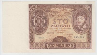 BG334 100 złotych 1934 seria CK