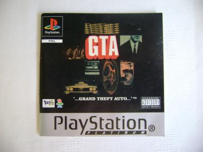 Instrukcja do gry GTA  PlayStation PSX