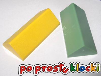LEGO SKOS 45 2x4 3041 żółty zielony piaskowy